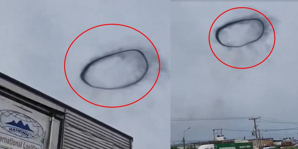 CAPTAN MISTERIOSO ANILLO NEGRO FLOTANDO EN EL CIELO DE TAILANDIA